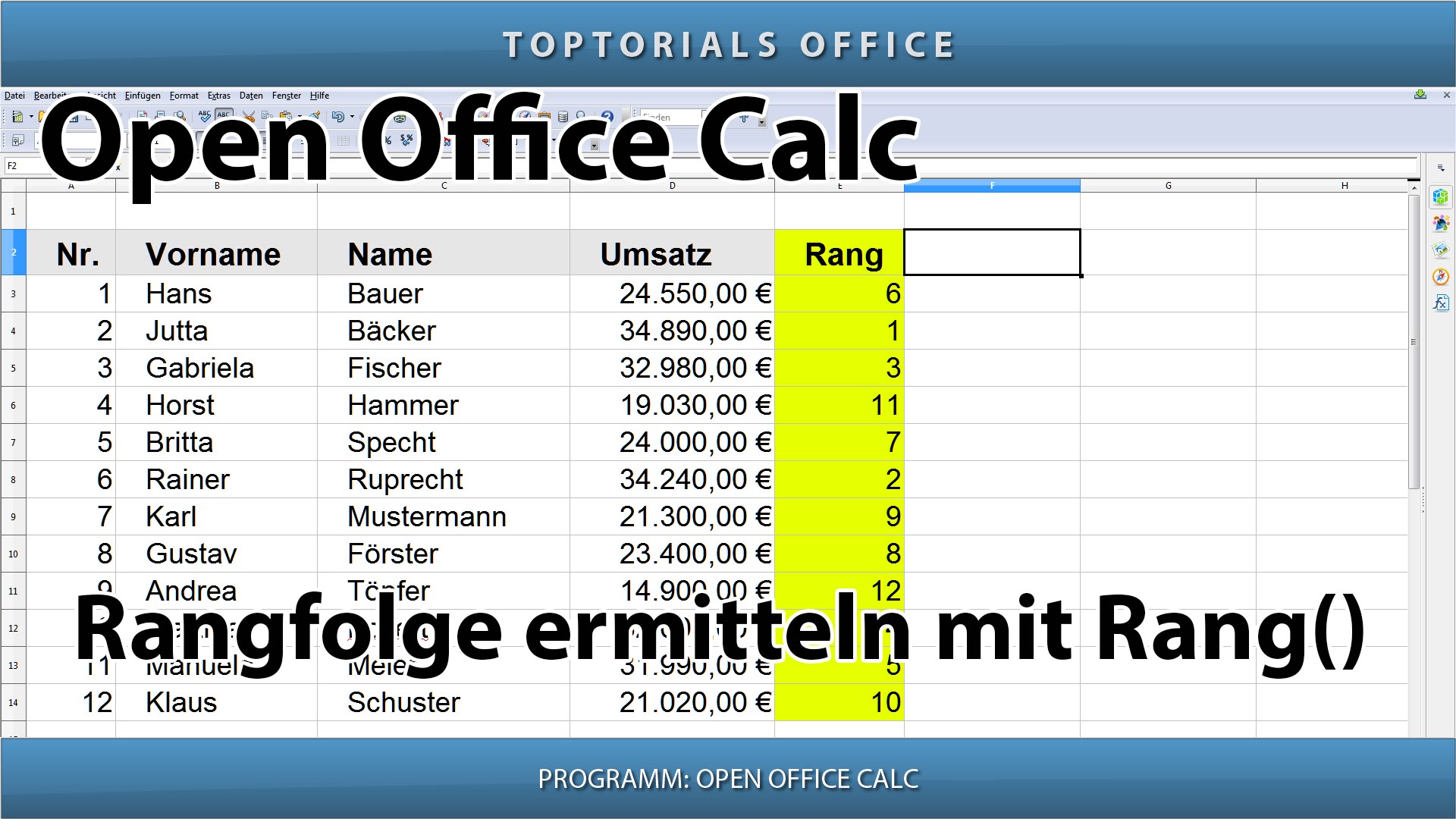 Excel rang funktion | RANK function. 2020-02-26