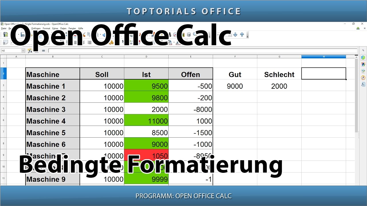 libreoffice calc excel