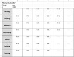 Dynamischen Monatskalender Erstellen + Download (Excel) - TOPTORIALS