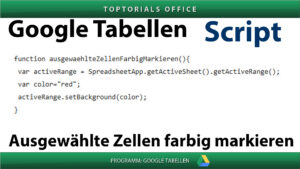 Ausgewählte Zellen farbig markieren Vorschaubild