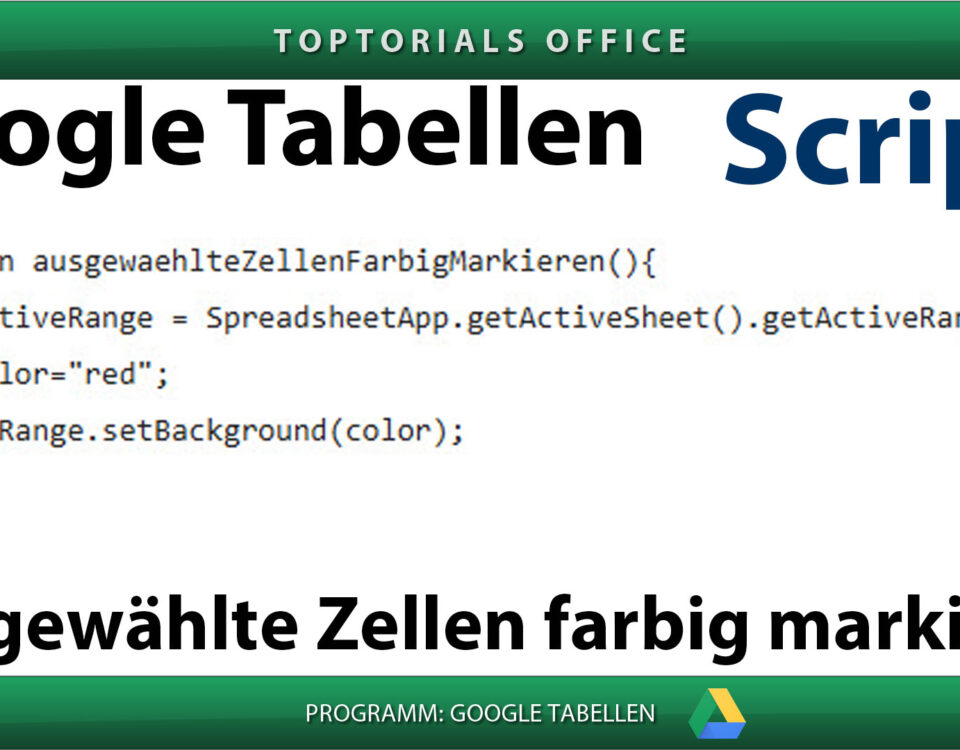 Ausgewählte Zellen farbig markieren Vorschaubild
