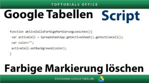 Farbige Markierung löschen Vorschaubild