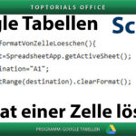 Format einer Zelle löschen Vorschaubild