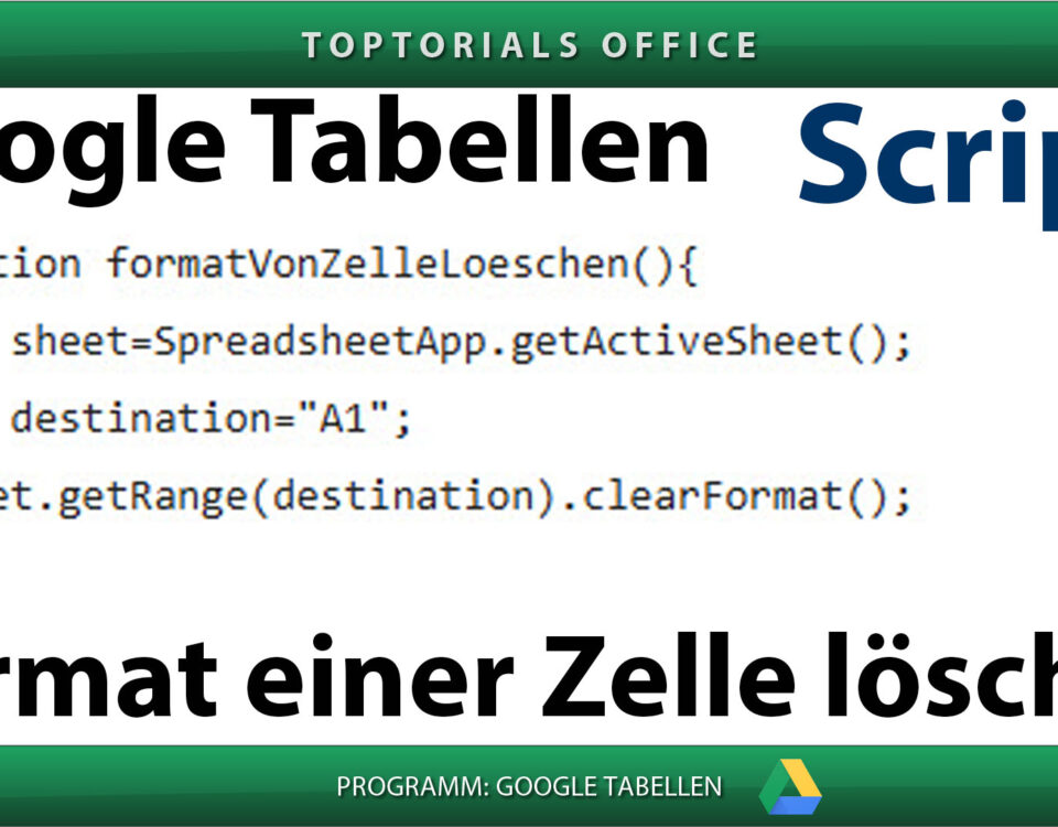 Format einer Zelle löschen Vorschaubild