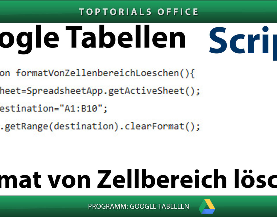 Format von Zellbereich löschen Vorschaubild