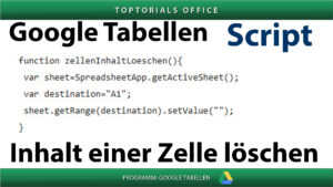 Inhalt einer Zelle löschen Vorschaubild