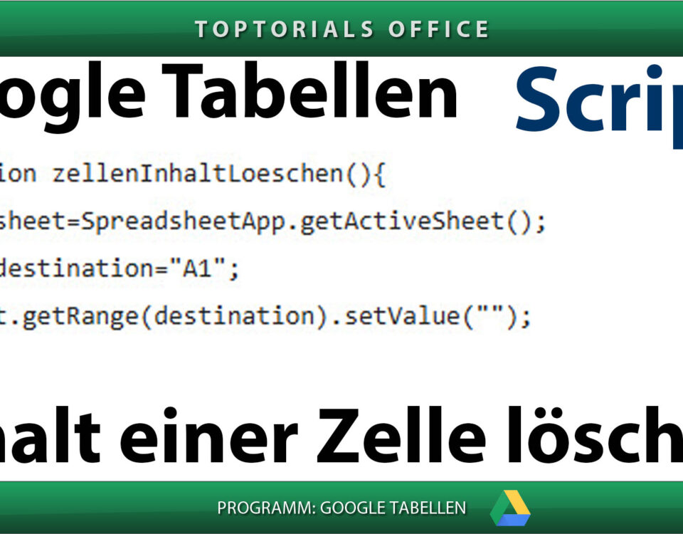 Inhalt einer Zelle löschen Vorschaubild