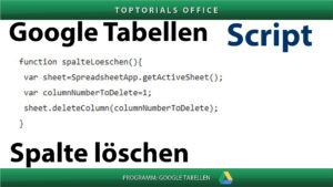 Spalte löschen Vorschaubild