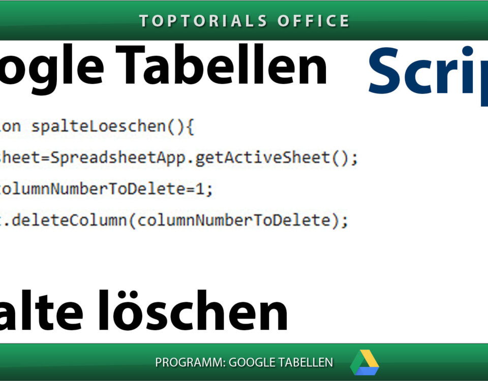 Spalte löschen Vorschaubild
