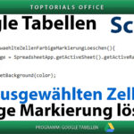 Von Zellen farbige Markierung löschen Vorschaubild