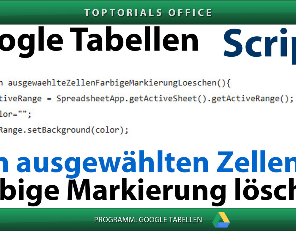 Von Zellen farbige Markierung löschen Vorschaubild