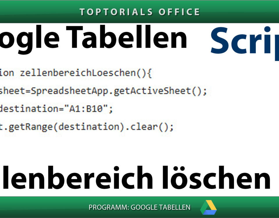 Zellenbereich löschen Vorschaubild