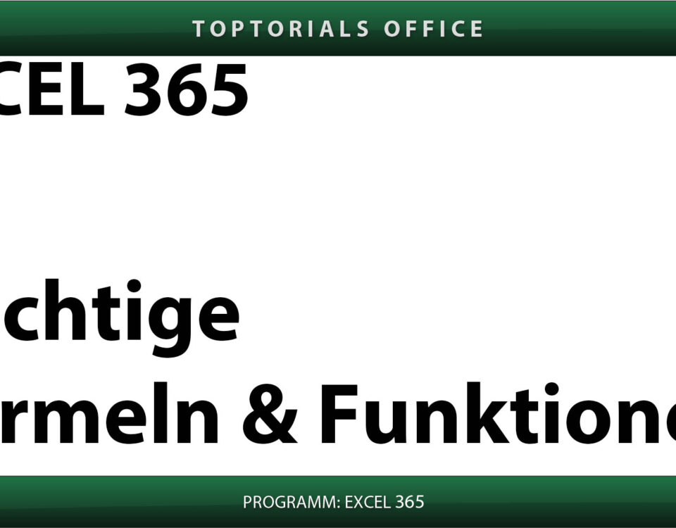 Die wichtigsten Excel Formeln Vorschaubild