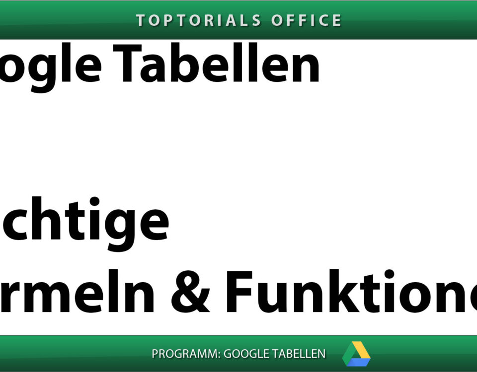 Die wichtigsten Formeln Vorschaubild