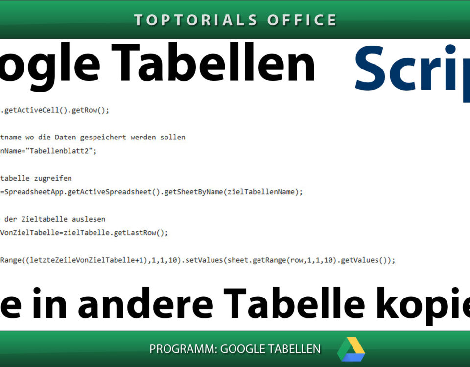 Aktive Zelle in andere Tabelle kopieren Vorschaubild