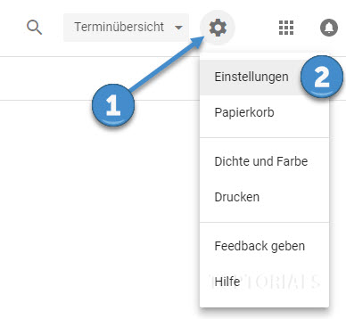 Google Kalender Einstellungen