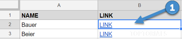 Link zur Zelle einer anderen Tabelle Formel