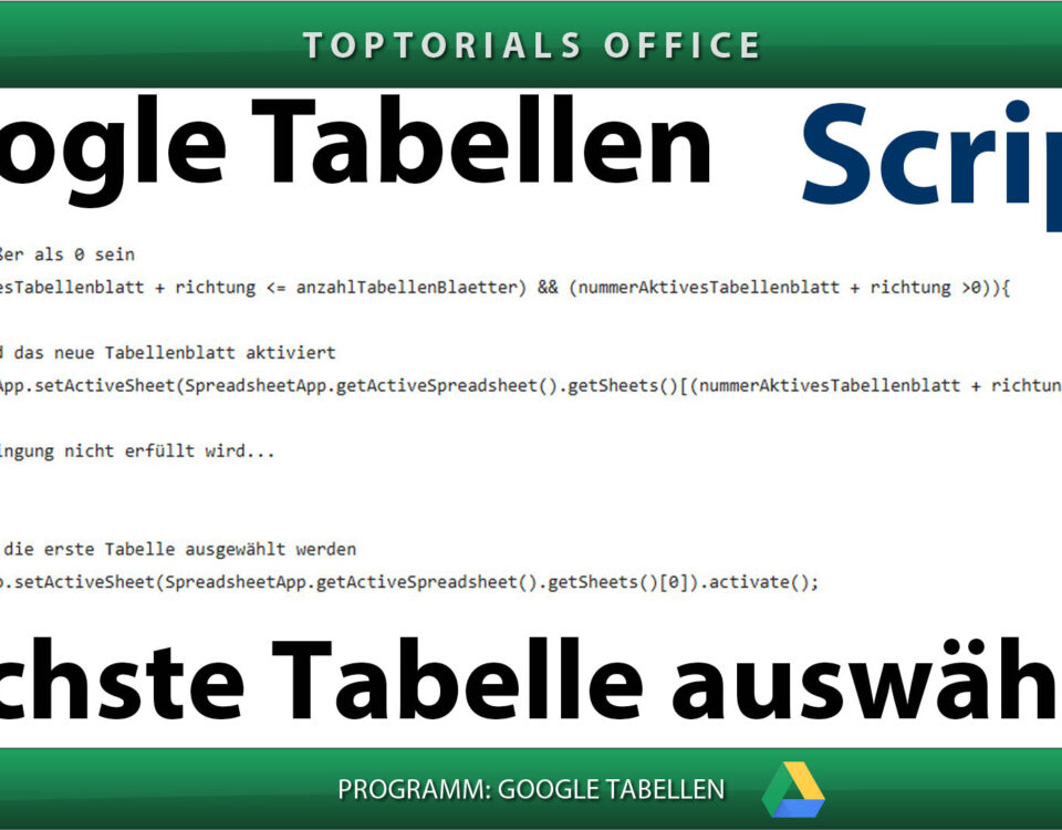 Nächste Tabelle auswählen Vorschaubild