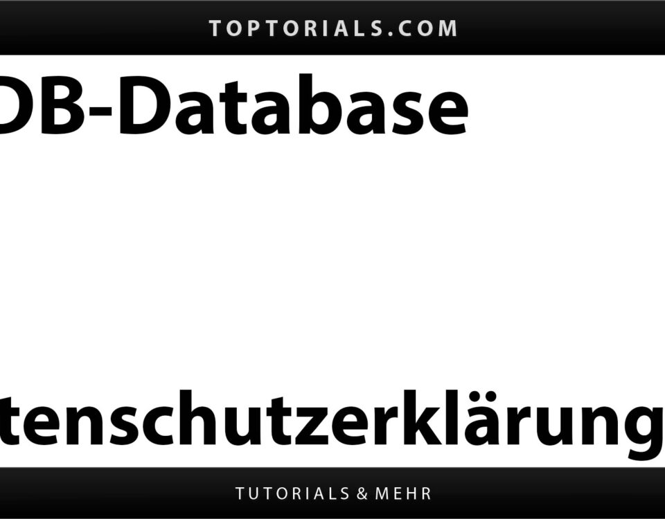 R-DB-Database Datenschutzerklärung