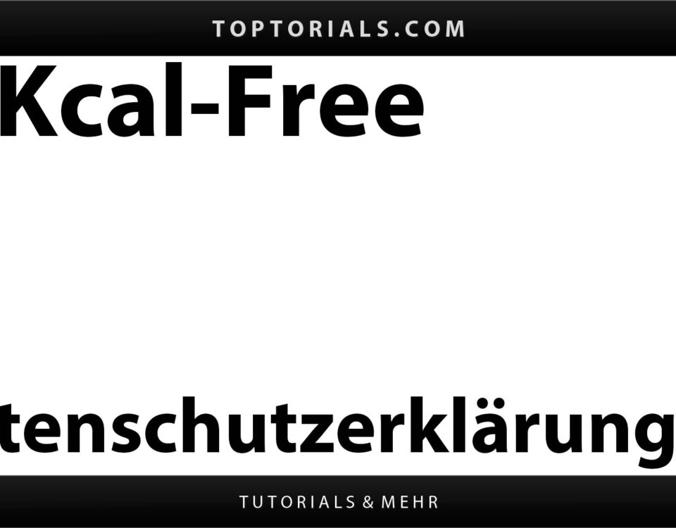 R-Kcal-Free Datenschutzerklärung