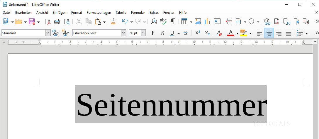 LibreOffice Writer Feldnamen aktiviert
