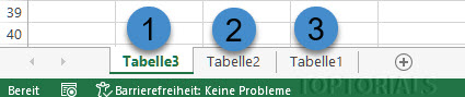 Tabellen Index in Excel