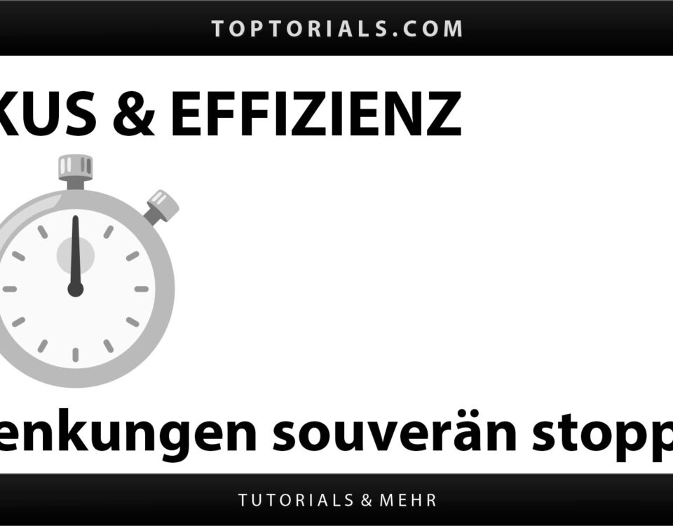 Umgang mit Ablenkungen und Unterbrechungen am Arbeitsplatz