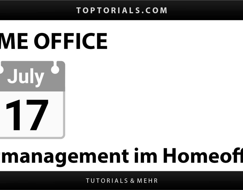 Zeitmanagement im Homeoffice