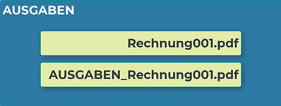 Ordner-Ausgaben